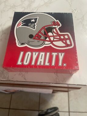 NFL Red Gray Black Loyalty Helmet Art Poster